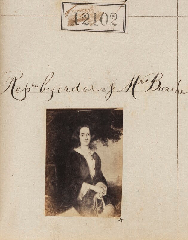 'reproduction by order of mrs burshe' npg ax61778