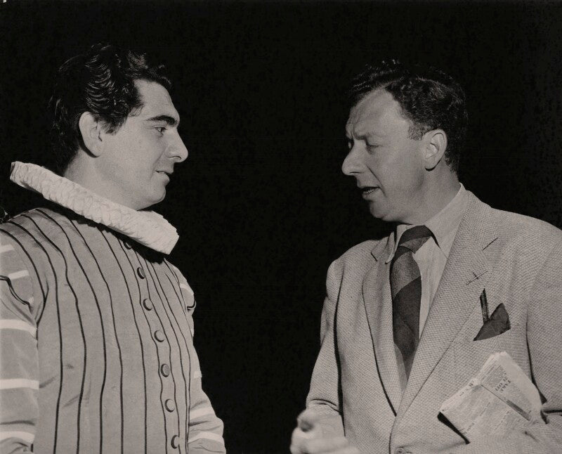 Sir geraint llewellyn evans; benjamin britten npg x139669