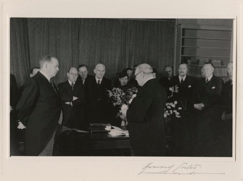 Winston churchill at the royal society of arts npg ax136861