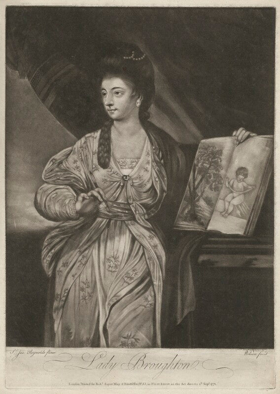 Mary (née hill), lady broughton delves npg d32211