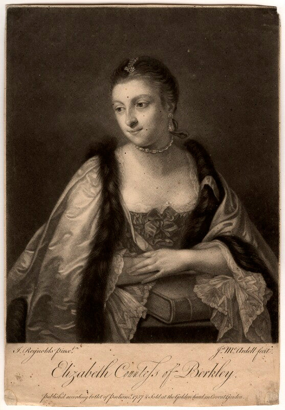 Elizabeth (née drax), countess of berkeley npg d727