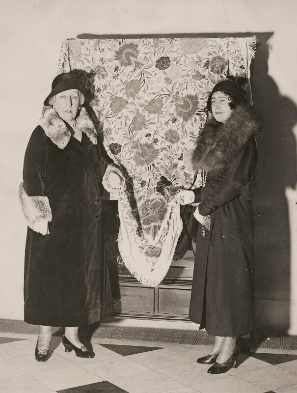 Princess helena victoria of schleswig holstein; queen elizabeth, the queen mother npg x194395