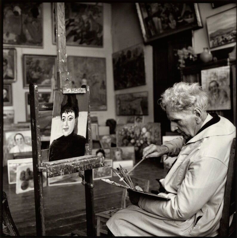 Martiros saryan with his portrait of ida kar npg x135155