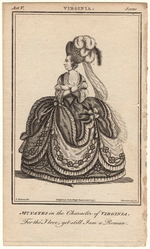 Mary ann yates as virginia in crisp's 'virginia' npg d8930