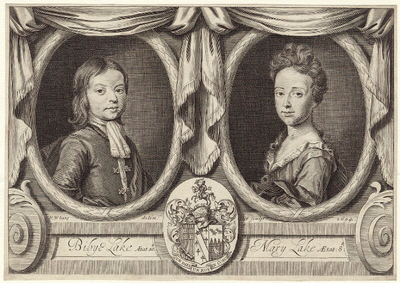 Sir bibye lake and mary lake, duchess of chandos npg d31217