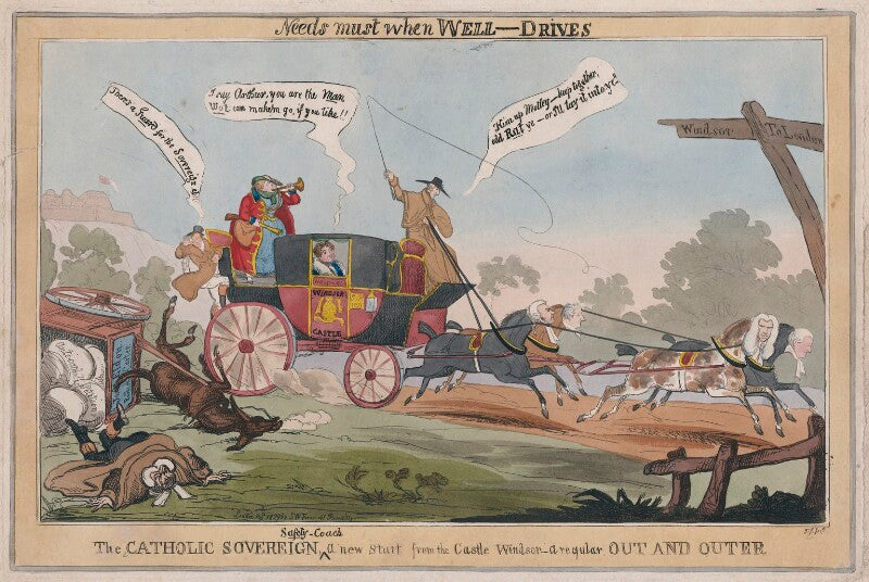 The catholic sovereign, safety coach a new start from the castle windsor a regular out and outer npg d48747