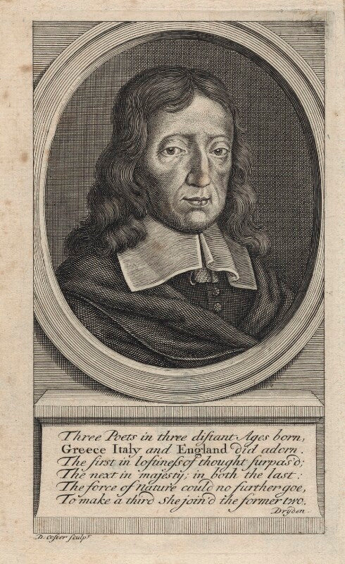 John milton npg d30104