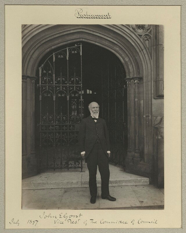 Sir john eldon gorst npg x128592