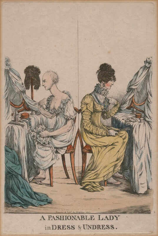 A fashionable lady in dress & undress npg d47143