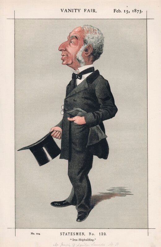 Joseph d'aguilar samuda ('statesmen, no. 139.') npg d43575