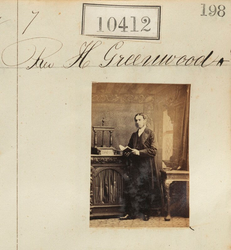 Reverend henry greenwood npg ax60126