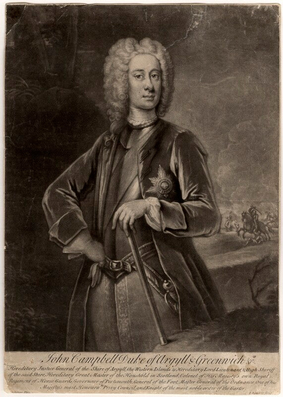 John campbell, 2nd duke of argyll and greenwich npg d545