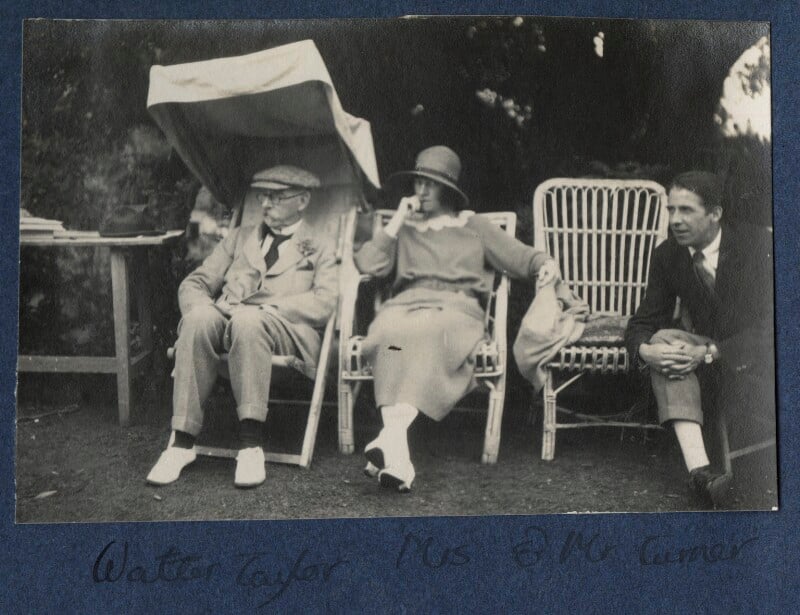 Walter taylor; delphine marguerite turner (née dubuis); walter james redfern turner npg ax141710