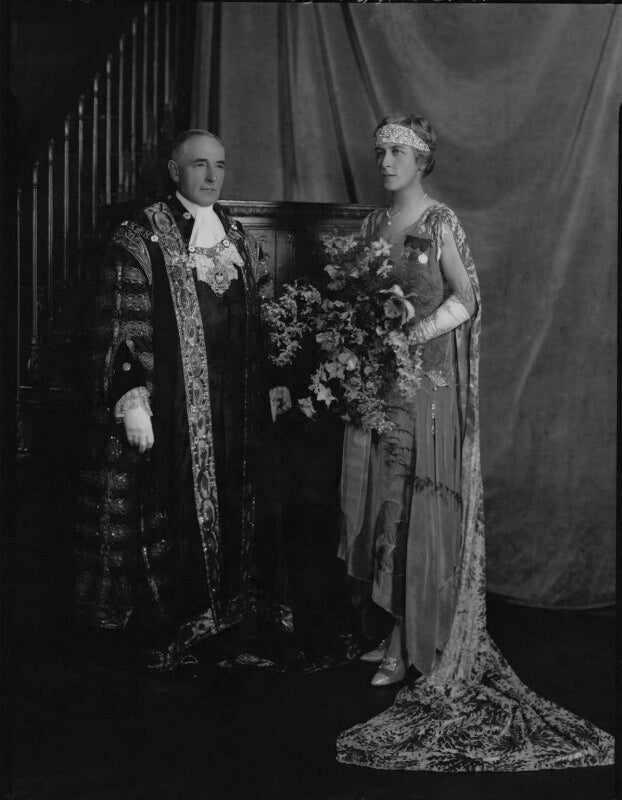 Sir (john edward) kynaston studd, 1st bt; princess alexandra (née lieven), lady studd npg x69298