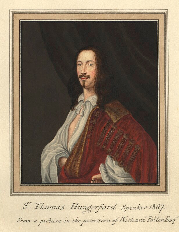 Unknown man called sir thomas hungerford npg d23245