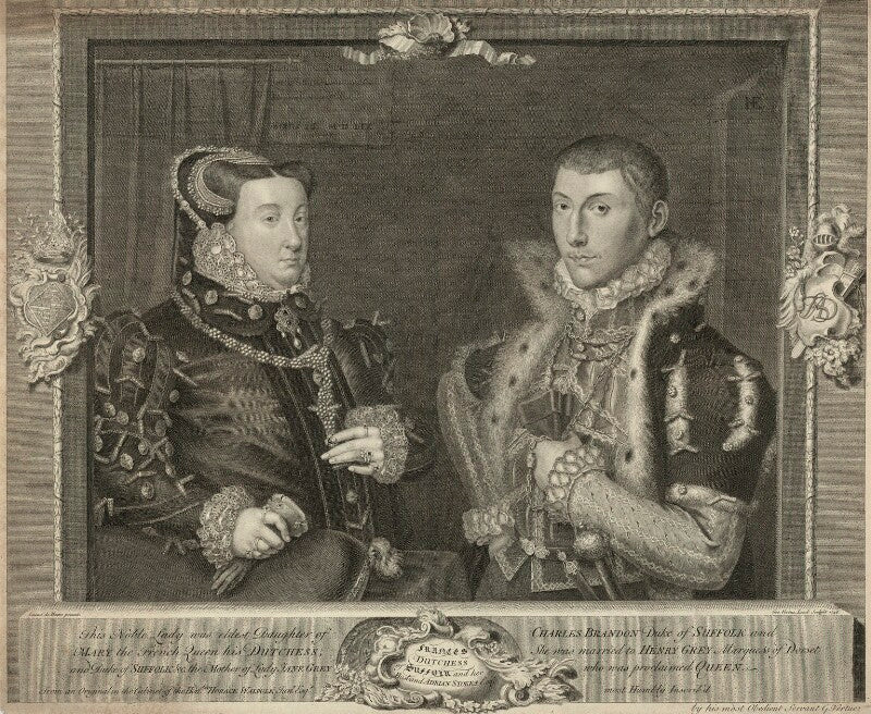 Mary neville, lady dacre; gregory fiennes, 10th baron dacre npg d25588