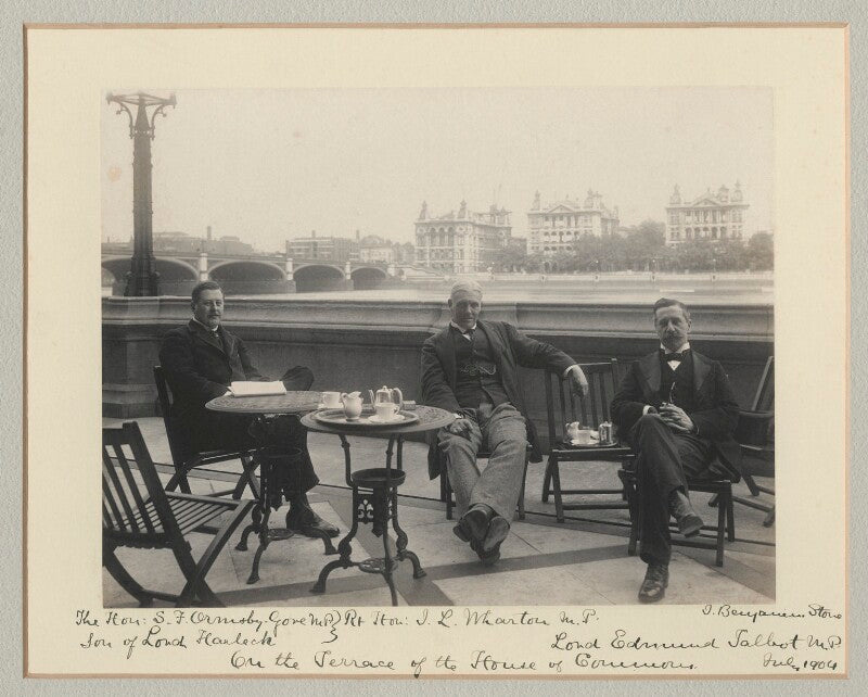 'on the terrace of the house of commons' npg x135138