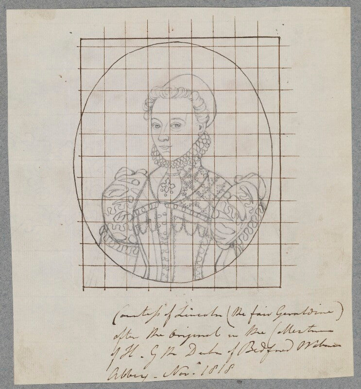 Elizabeth fiennes de clinton (née lady elizabeth fitzgerald), countess of lincoln npg d17178