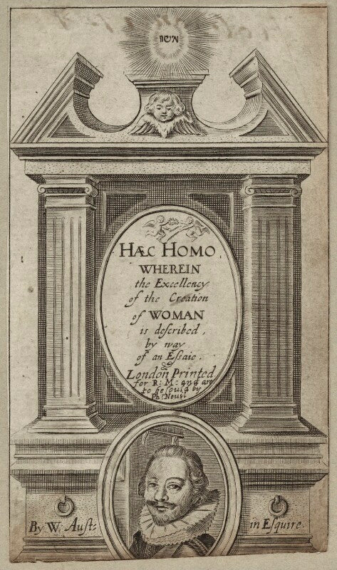 William austin in the title to his 'haec homo' npg d27845