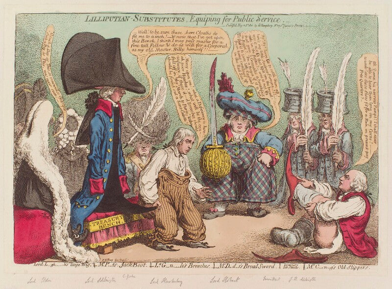 'lilliputian substitutes, equiping for public service' npg d12763