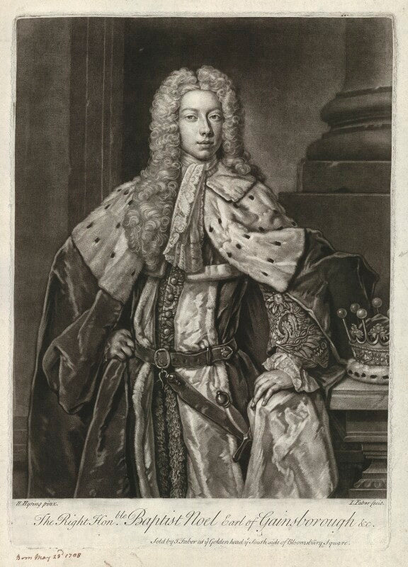 Baptist noel, 4th earl of gainsborough npg d34262