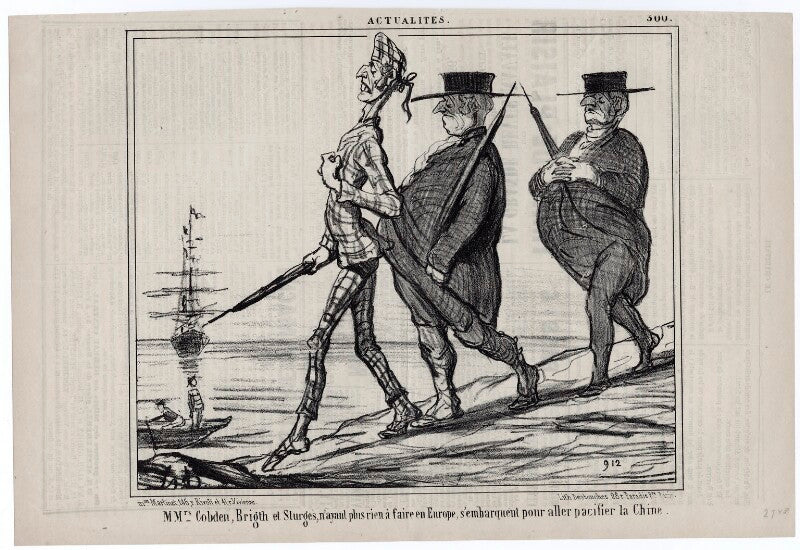 Richard cobden; joseph sturge; john bright npg d9652