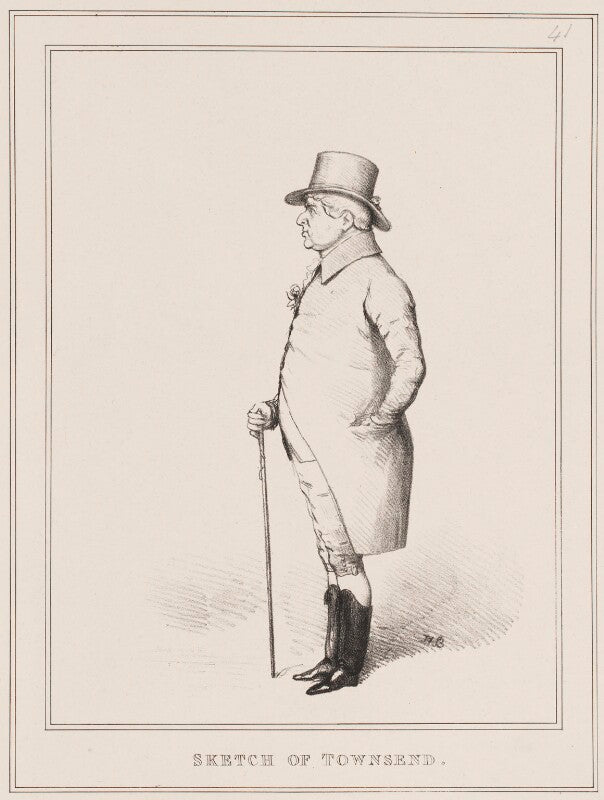 John townsend ('sketch of townsend') npg d40976