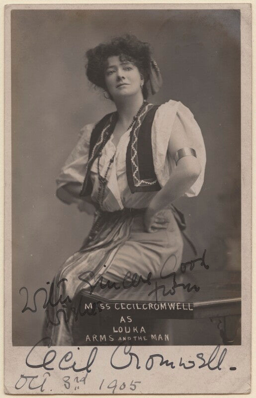 Cecil cromwell as louka in 'arms and the man' npg x7040