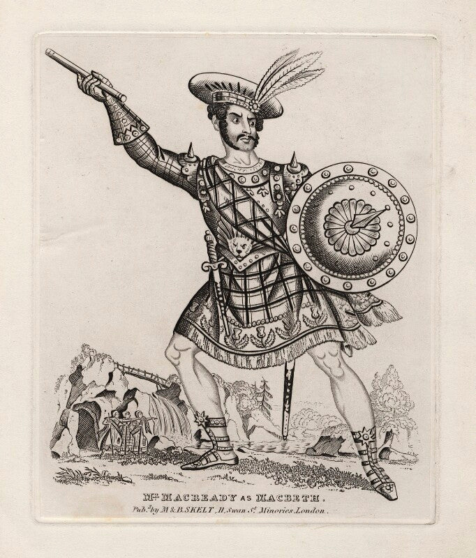 William charles macready as macbeth npg d5197