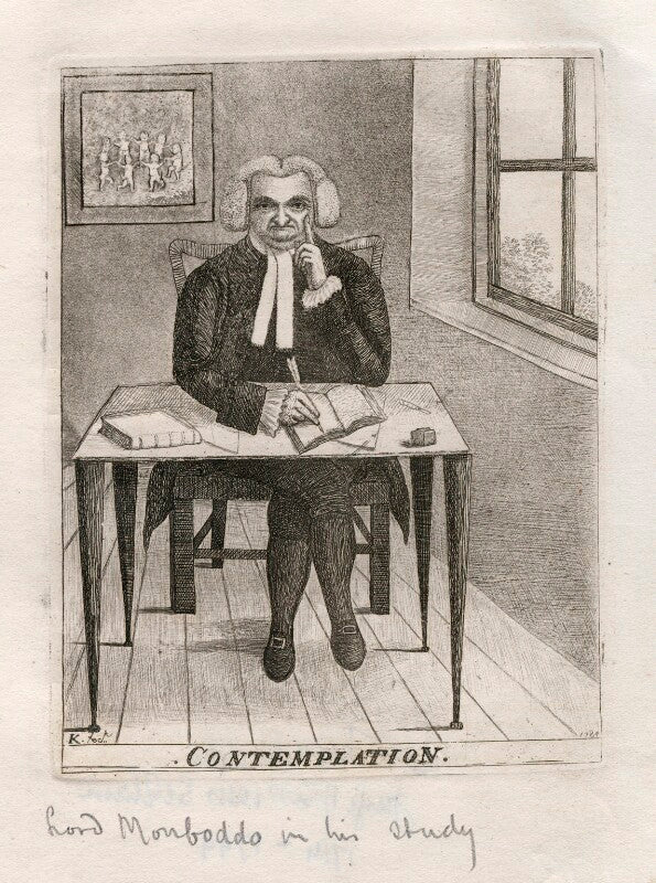 Contemplation (james burnett, lord monboddo) npg d16264