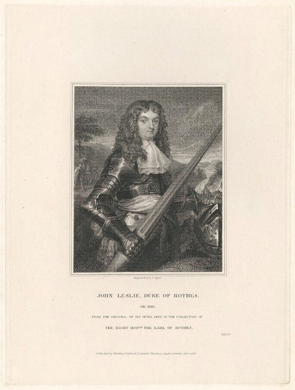 John leslie, duke of rothes npg d29438