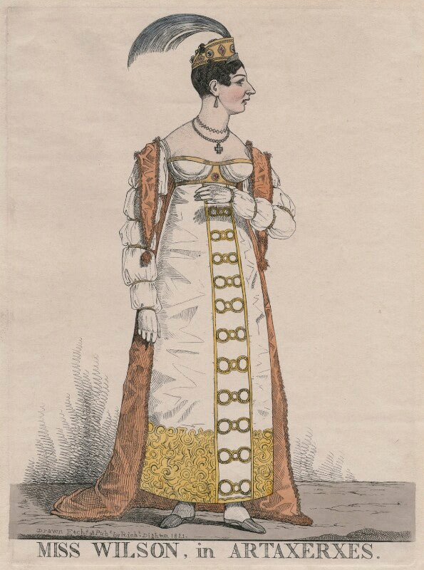 Mary anne wilson ('miss wilson, in artaxerxes') npg d47090