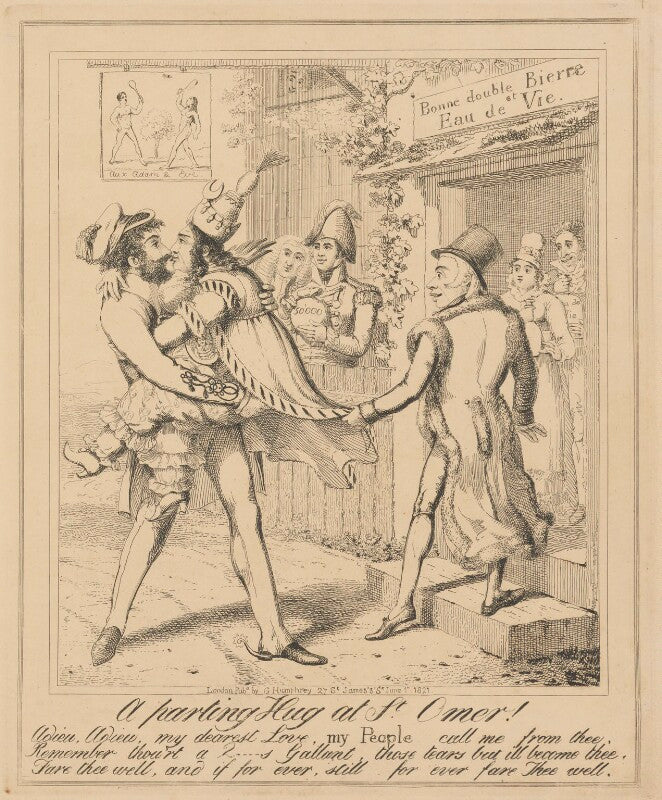 A parting hug at st omer! npg d17904b