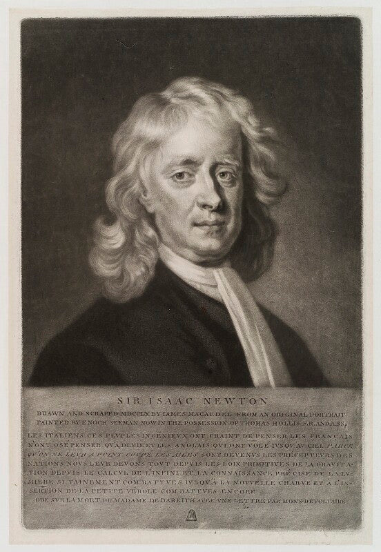Sir isaac newton npg d20304