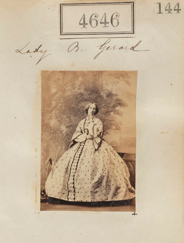 Harriet (née clifton), lady gerard npg ax54658