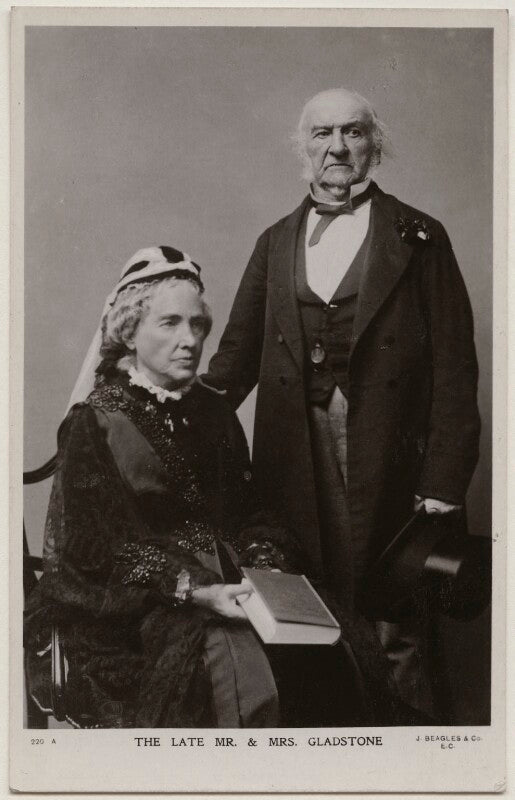 Catherine gladstone (née glynne); william ewart gladstone npg x197777