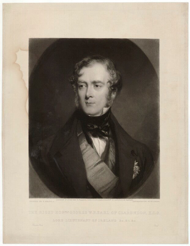 George william frederick villiers, 4th earl of clarendon npg d33271