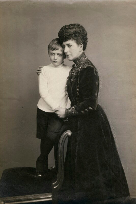 Olav v, king of norway; queen alexandra npg x194006