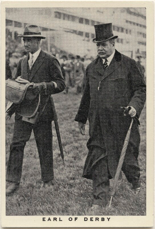 Edward george villiers stanley, 17th earl of derby npg d49222