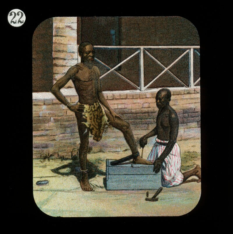 Liberating a slave (relates to david livingstone) npg d18395