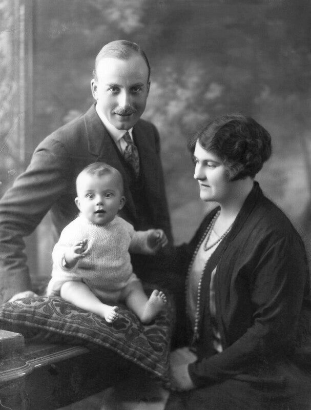 Sir alan john cobham; michael cobham; gladys lloyd cobham npg x19418