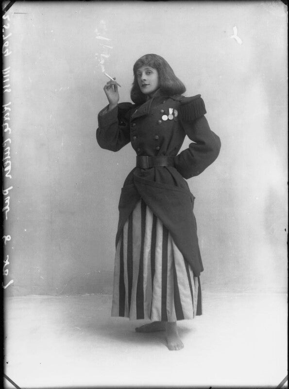 Kate cutler (mrs sydney ellison) as trilby in 'a model trilby; or, a day or two after du maurier' npg x30546