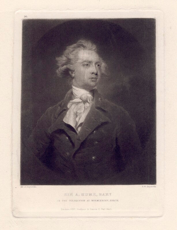 Sir abraham hume, 2nd bt npg d3124