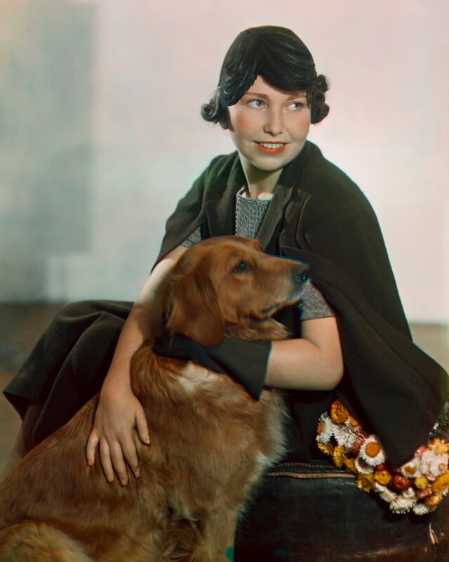 Madeline and dog npg x220420