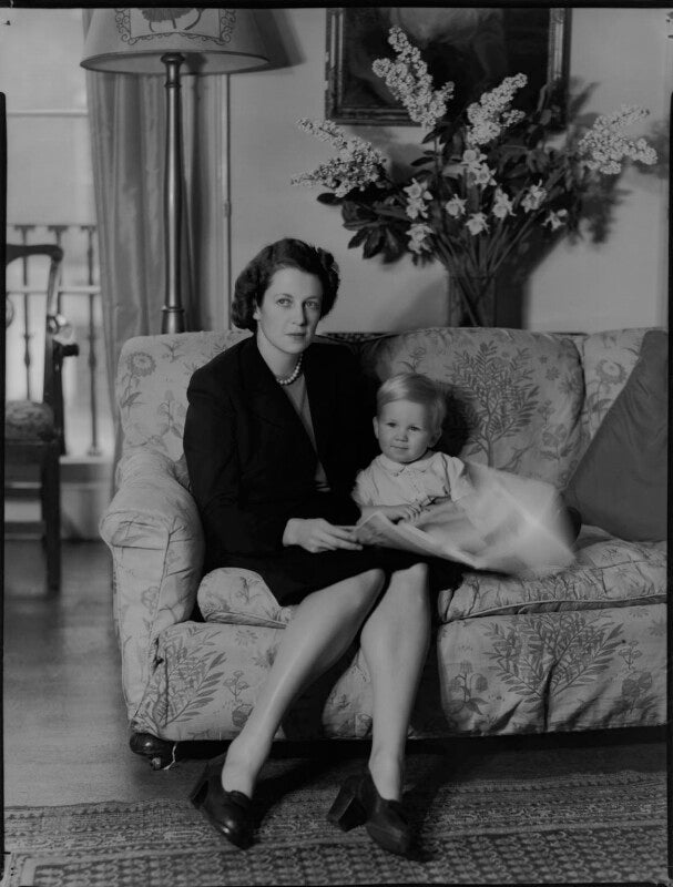 Lady moyra blanche madeleine browne (née ponsonby; desmond john michael browne npg x97187