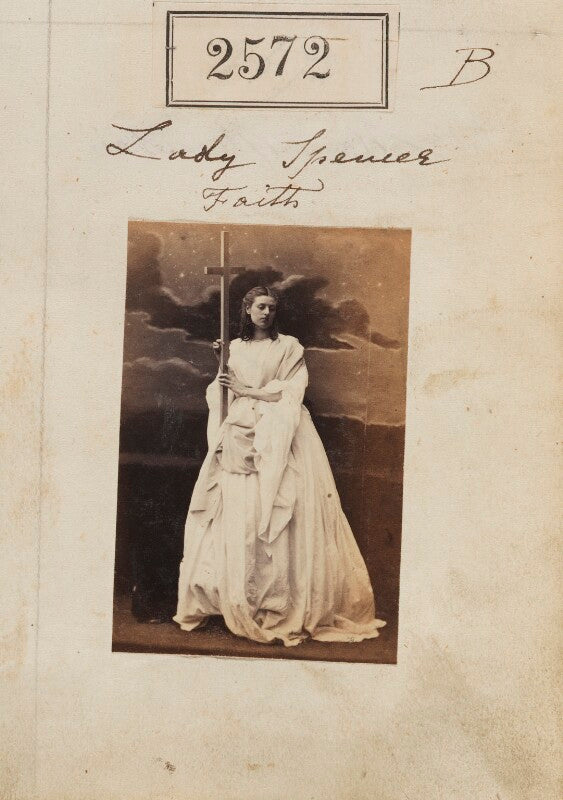 Charlotte frances frederica spencer (née seymour), countess spencer as 'faith' npg ax51961