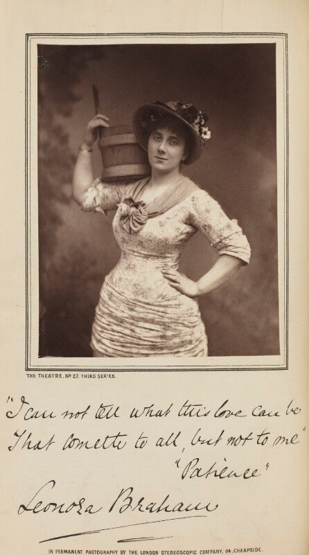 Leonora braham as patience in 'patience' npg ax35619