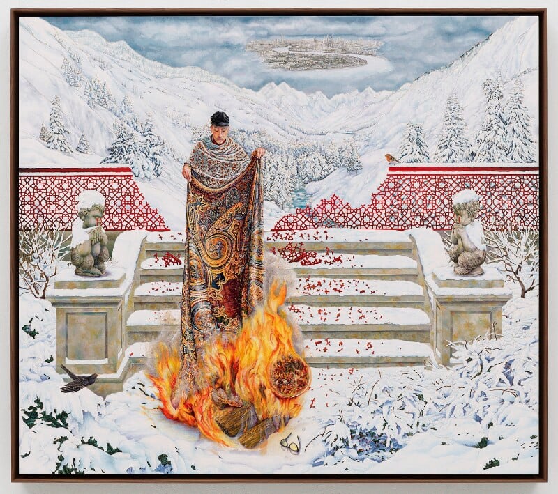 Raqib shaw ('the final submission in fire on ice') npg 7156