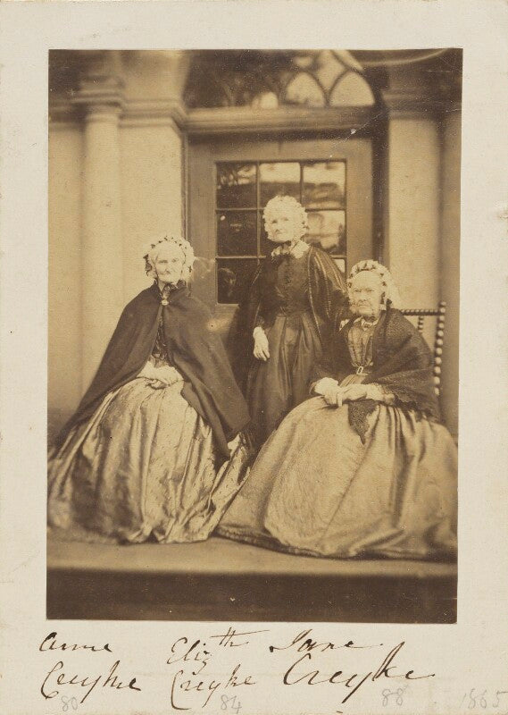 Jane creyke; elizabeth creyke; anne creyke npg ax9648