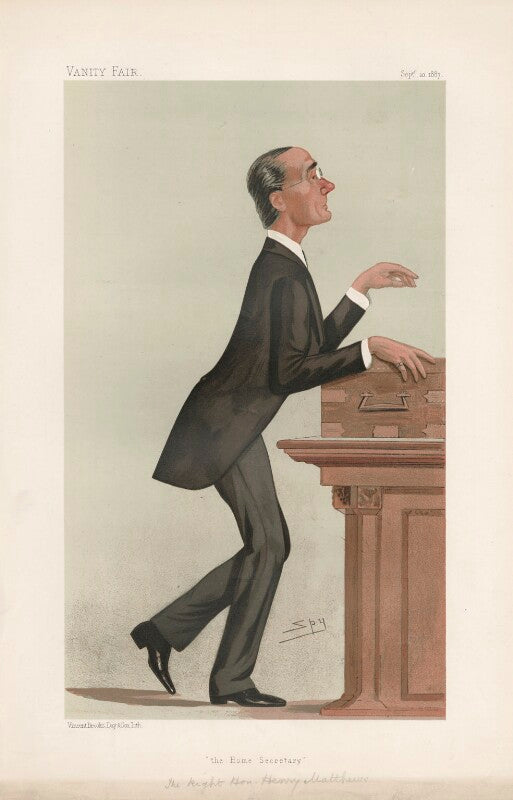 Henry matthews, viscount llandaff ('statesmen. no. 527.') npg d44349